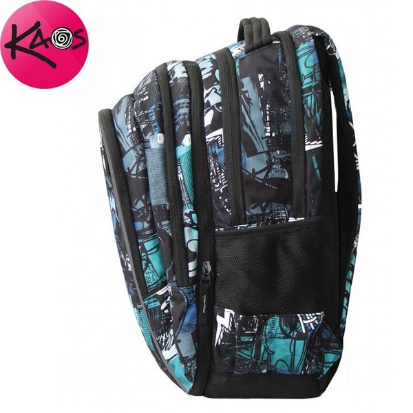Продукт Kaos - Ученическа раница 2 в 1 Sin Sity  - 0 - BG Hlapeta